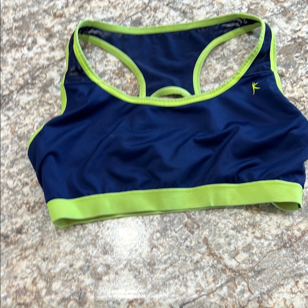 Danskin Now Blue and Green Bikini Swimwear
